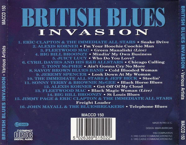 Various - British Blues Invasion (CD, Comp) - Image 2