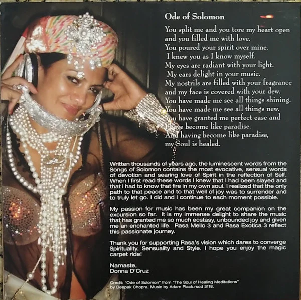 Various By Donna D'Cruz - RasaMello III (CD, Comp, Dig) - Image 5