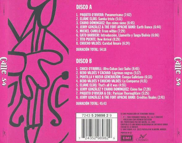 Various - Calle 54 (2xCD, Comp) - Image 2