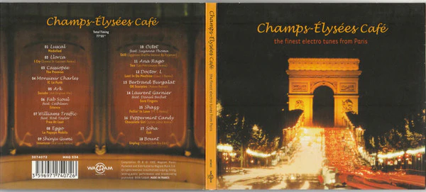 Various - Champs-Élysées Café (CD, Comp, Dig) - Image 4