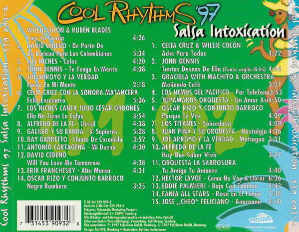 Various - Cool Rhythms '97 - Salsa Intoxícatión (2xCD, Comp) - Image 2