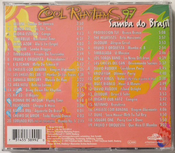 Various - Cool Rhythms '97 - Samba Do Brasil (2xCD, Comp) - Image 3