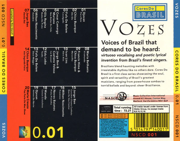 Various - Cores Do Brasil 0.01 Vozes (CD, Comp) - Image 2