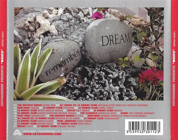 Various - Crydamoure Presents Waves (CD, Comp, Mixed) - Image 2
