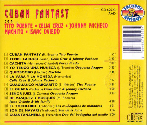 Various - Cuban Fantasy (CD, Comp) - Image 2