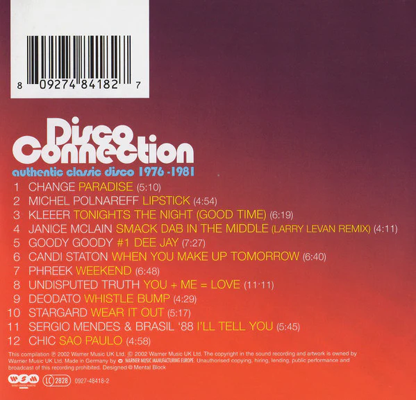 Various - Disco Connection (Authentic Classic Disco 1976 - 1981) (CD, Comp, RM) - Image 2