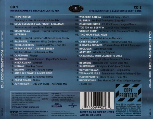 Various - DJ Convention - Code Fifteen (2xCD, Comp, Copy Prot., Mixed) - Image 2