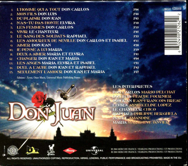 Various - Don Juan (CD, Album) - Image 2