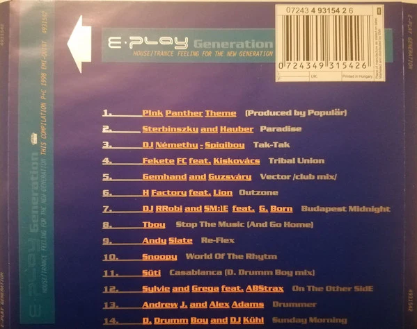 Various - E-Play Generation (CD, Comp) - Image 3