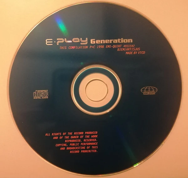 Various - E-Play Generation (CD, Comp) - Image 4