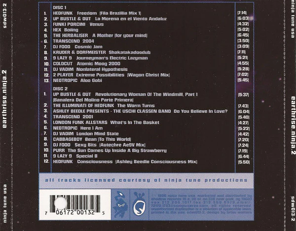 Various - Earthrise.Ninja.2 (2xCD, Comp) - Image 2