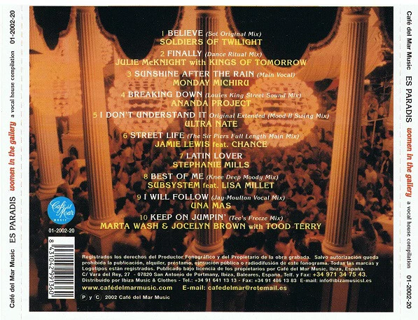 Various - Es Paradis (Women In The Gallery) (CD, Comp) - Image 3
