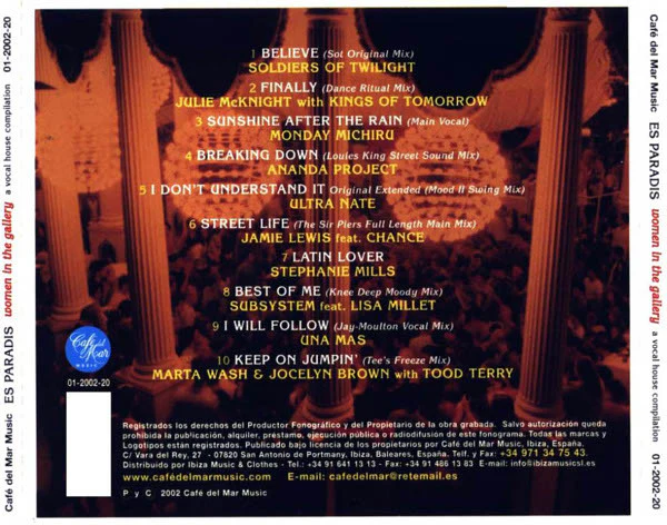 Various - Es Paradis (Women In The Gallery) (CD, Comp) - Image 4
