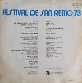 Various - Festival De San Remo 73 (LP, Comp) - Image 2