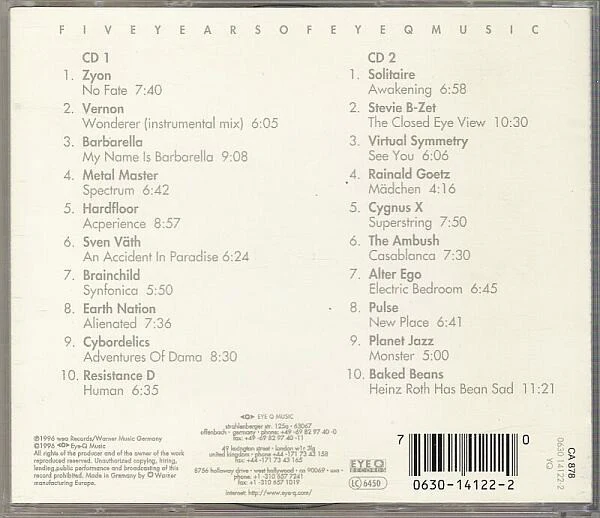 Various - Five Years Of Eye Q Music (2xCD, Comp) - Image 3