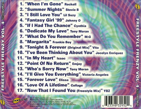 Various - Freestyle Frenzy Volume 4 ∙ Anthem After Anthem (CD, Comp) - Image 2