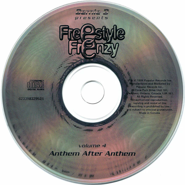 Various - Freestyle Frenzy Volume 4 ∙ Anthem After Anthem (CD, Comp) - Image 3