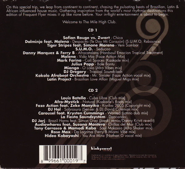 Various - Frequent Flyer - Mile High Club (2xCD, Comp, Mixed, Dig) - Image 3