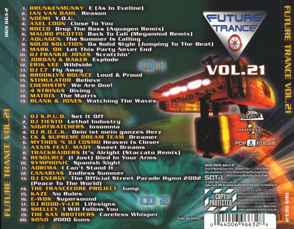 Various - Future Trance Vol.21 (2xCD, Comp, Copy Prot.) - Image 2
