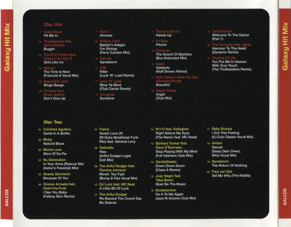 Various - Galaxy Hit Mix (2xCD, Mixed, Car) - Image 4