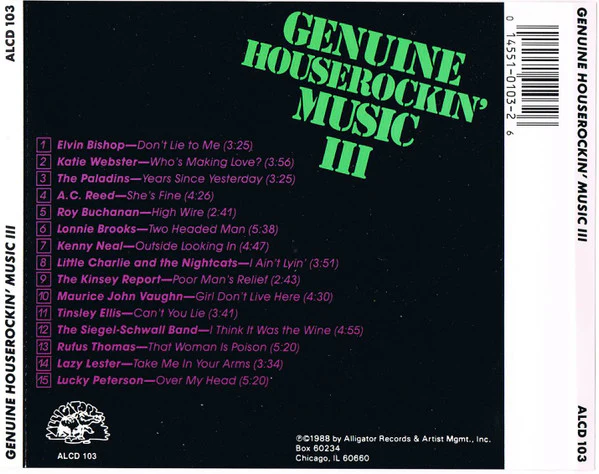 Various - Genuine Houserockin' Music III (CD, Smplr) - Image 2