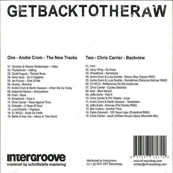 Various - Get Back To The Raw (2xCD, Comp, Mixed) - Image 2
