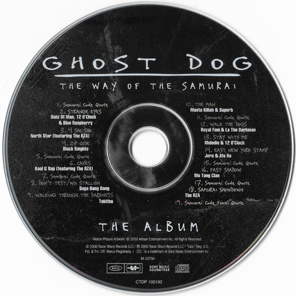 Various - Ghost Dog: The Way Of The Samurai - The Album (CD, Album) - Image 3