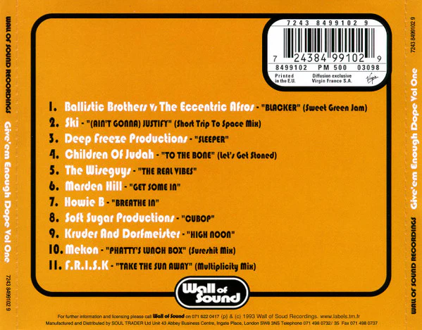 Various - Give 'em Enough Dope Volume One (CD, Comp) - Image 2