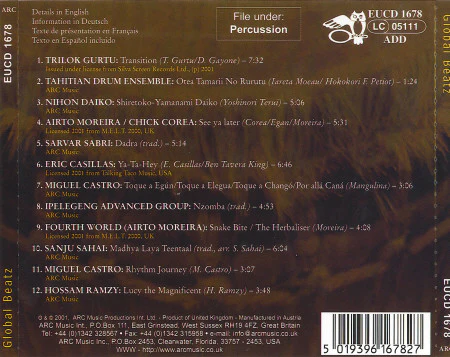 Various - Global Beatz (CD, Comp) - Image 3