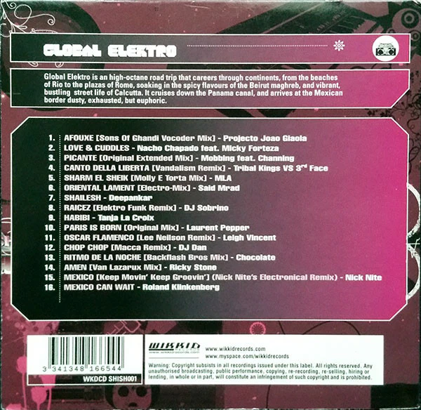 Various - Global Elektro - Visionary Sounds From The Electro House Underground (CD, Mixed, Gat) - Image 2