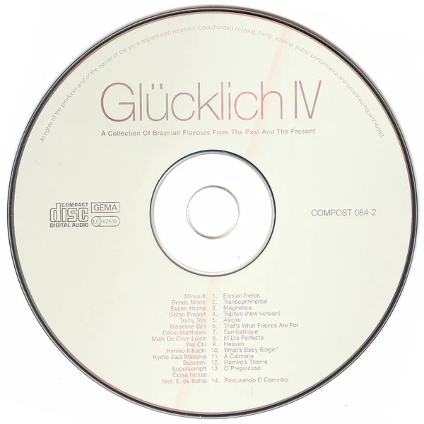 Various - Glücklich IV (A Collection Of Brazilian Flavours From The Past And The Present) (CD, Comp) - Image 3