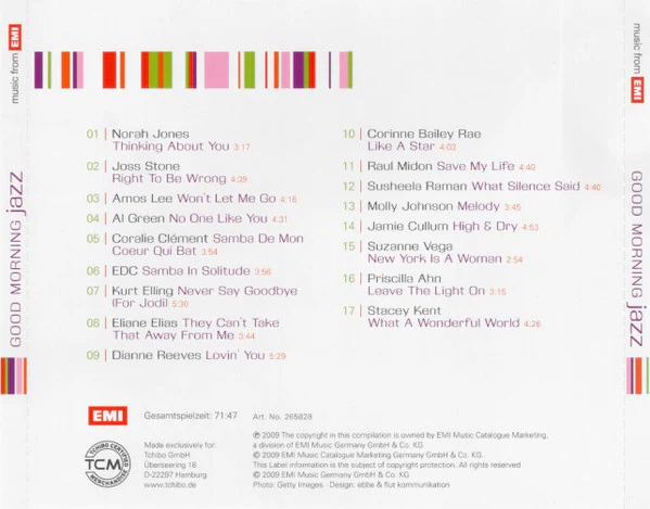 Various - Good Morning Jazz (CD, Comp) - Image 4