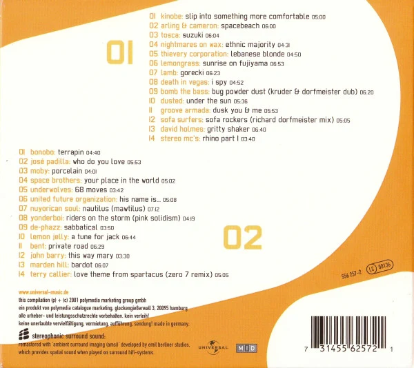 Various - Groove Guide - Chillin' (2xCD, Comp, RM, Ste) - Image 2
