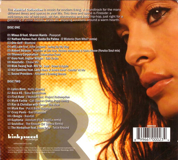 Various - Habitat Collection - Fireside (2xCD, Comp, Mixed) - Image 3