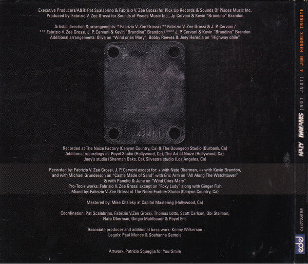 Various - Hazy Dreams (Not Just) A Jimi Hendrix Tribute (CD, Album, Dig) - Image 4
