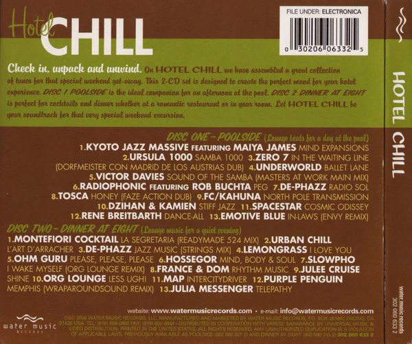 Various - Hotel Chill (2xCD, Comp) - Image 2