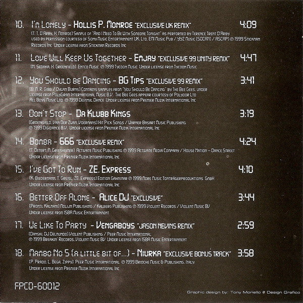 Various - In-Da-Mix 1st Fix (CD, Comp, Mixed) - Image 4