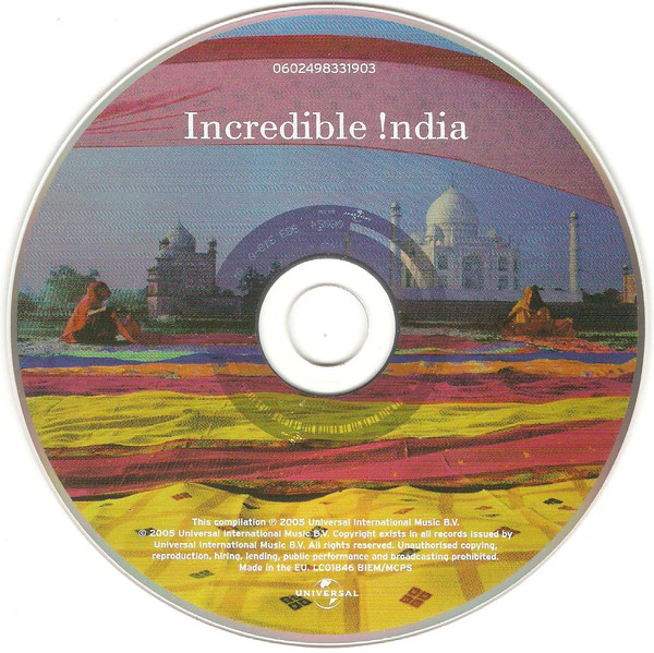 Various - Incredible India  (CD, Comp) - Image 3