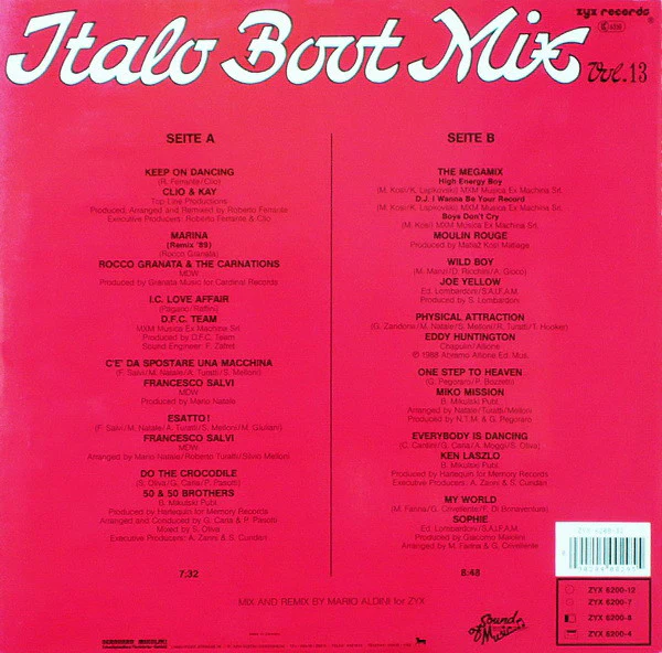 Various - Italo Boot Mix Vol. 13 (12", Mixed) - Image 2
