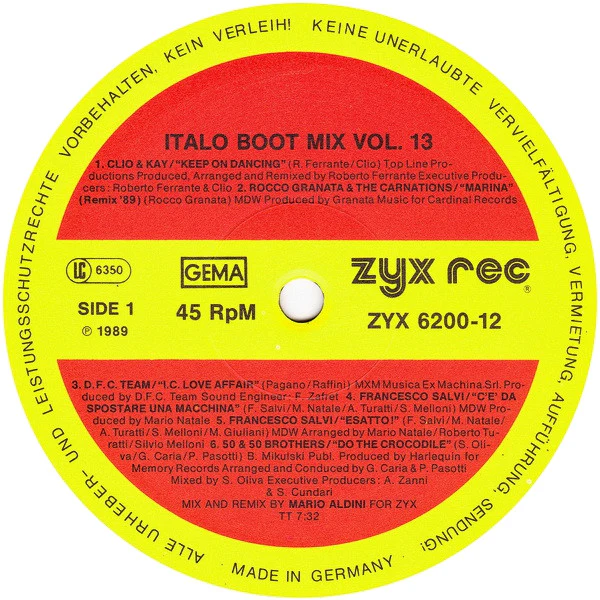Various - Italo Boot Mix Vol. 13 (12", Mixed) - Image 3
