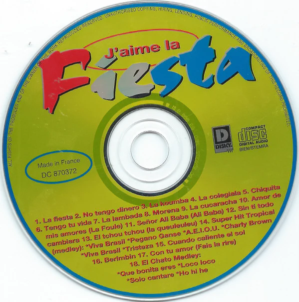 Various - J'aime La Fiesta (CD, Comp) - Image 5
