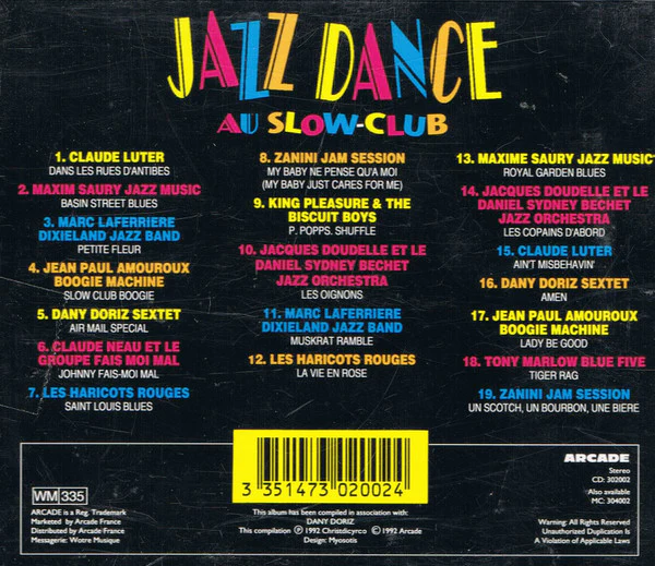 Various - Jazz Dance Au Slow-Club (CD, Comp) - Image 2