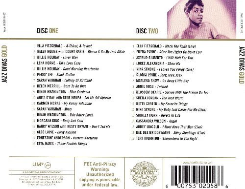 Various - Jazz Divas: Gold (2xCD, Comp, RM) - Image 2