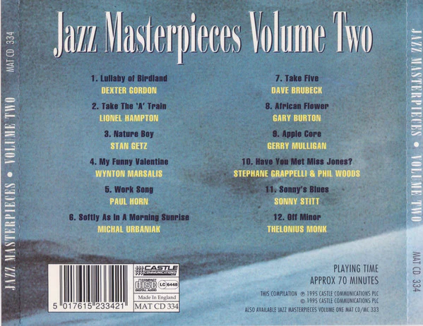 Various - Jazz Masterpieces (Volume Two) (CD, Comp) - Image 3