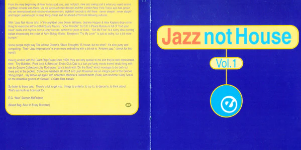 Various - Jazz Not House Vol.1 (CD, Comp) - Image 2