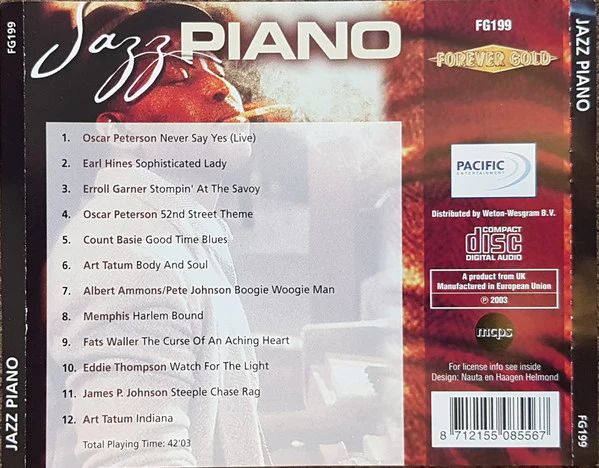 Various - Jazz Piano (CD, Album, Comp) - Image 2