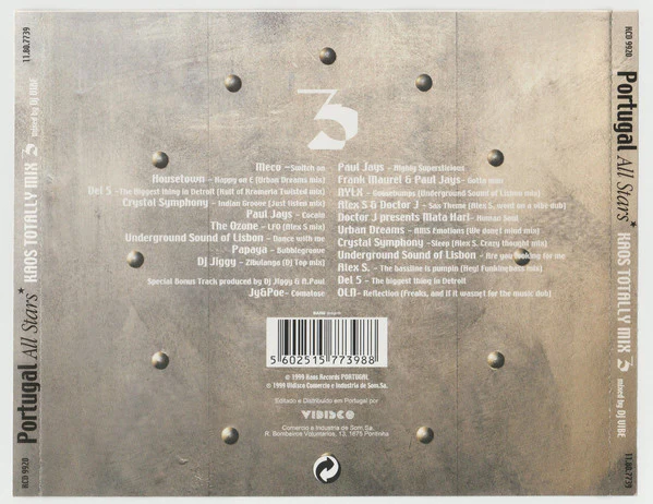 Various - Kaos Totally Mix 3 - Portugal All Stars (2xCD, Mixed) - Image 2