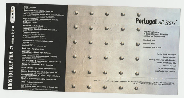 Various - Kaos Totally Mix 3 - Portugal All Stars (2xCD, Mixed) - Image 3