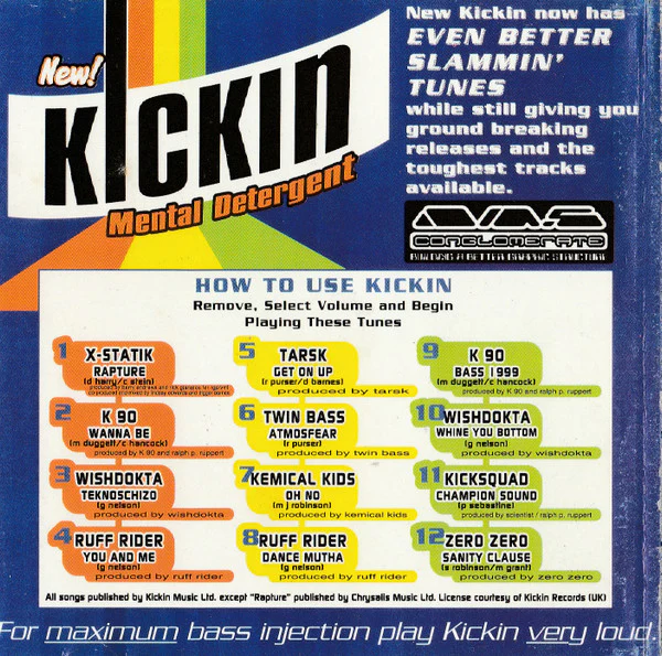Various - Kickin' Mental Detergent - Second Slammin' Volume (CD, Comp) - Image 3