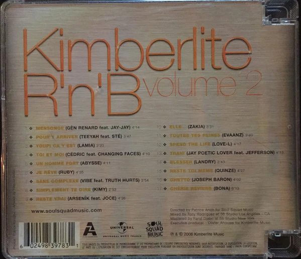 Various - Kimberlite R'n'B Volume 2 (women version) (CD, Comp, sup) - Image 2